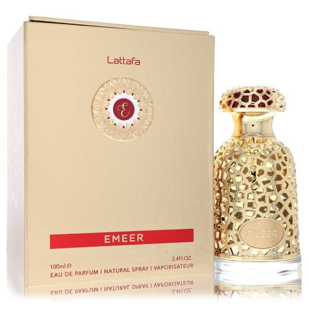 Lattafa Emeer by Lattafa Eau De Parfum Spray (Unisex) 3.4 oz